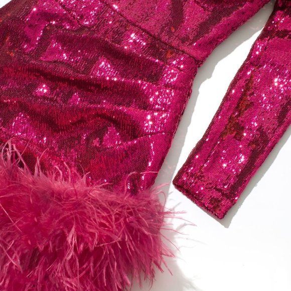 Nadine Merabi Miley Pink Dress - Picture 3 of 4